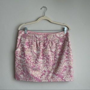 Forever 21 / Pink Metallic Mini-Skirt